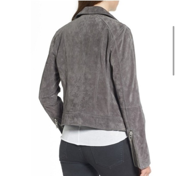 BlankNYC Gray Suede Leather
Asymmetrical Moto Jacket New Size XS - Picture 5 of 14